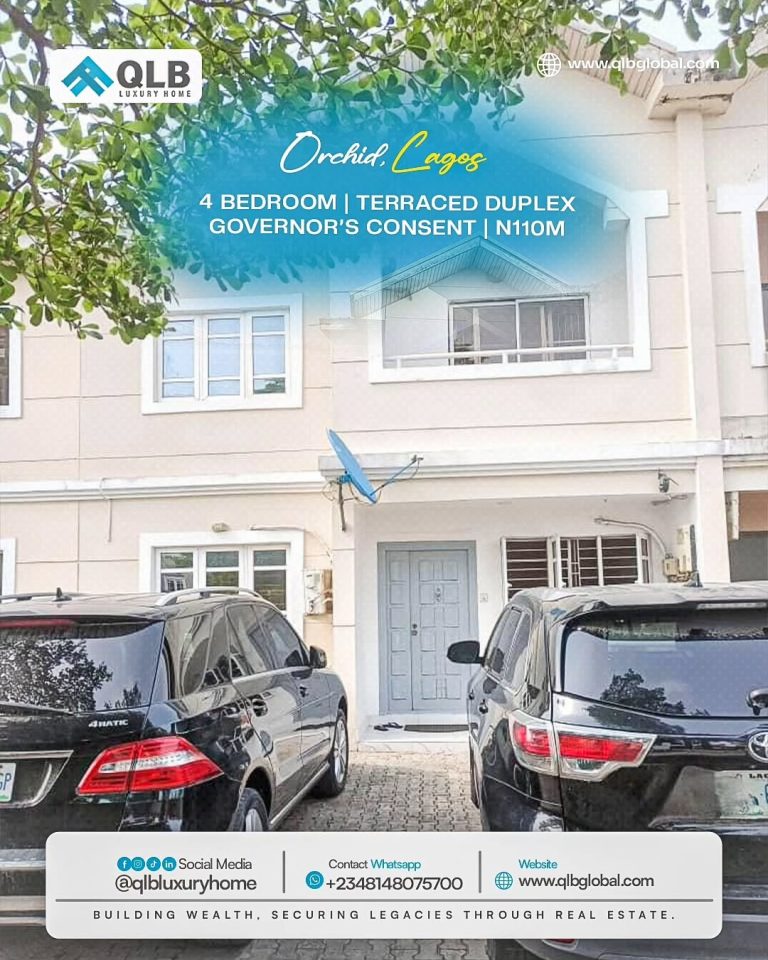 4 Bedroom Terrace Duplex For sale
