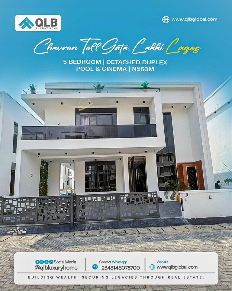 SPACIOUS 5 BEDROOM FULLY DETACHED DUPLEX WITH POOL AND CINEMA