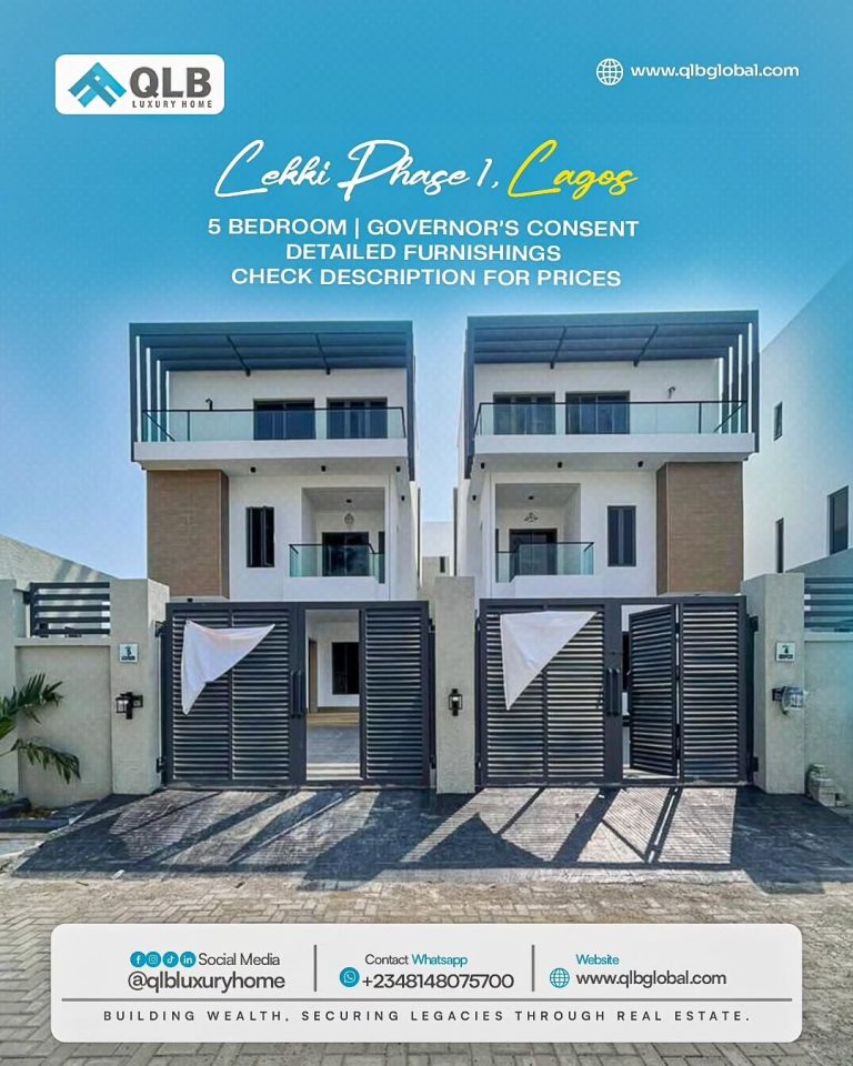 Newly Built 5  Bedroom Detached Duplex For sale