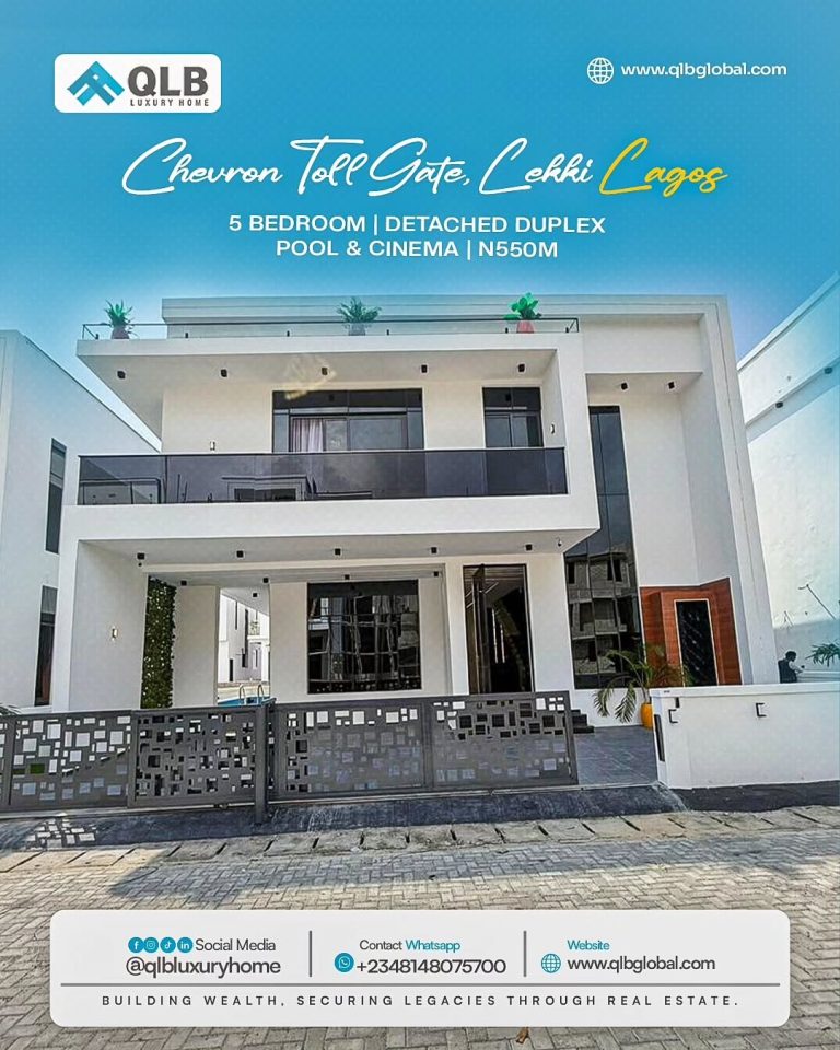 SPACIOUS 5 BEDROOM FULLY DETACHED DUPLEX WITH POOL AND CINEMA