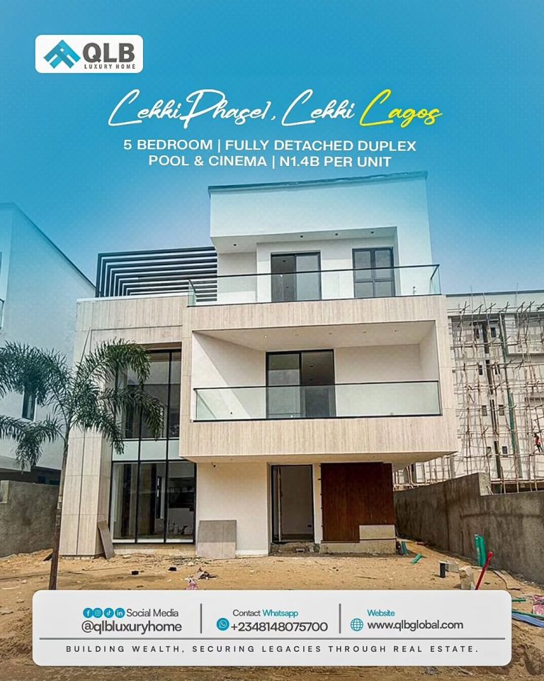 Luxury 5 Bedroom Fully Detached Duplex with Pool and Cinema