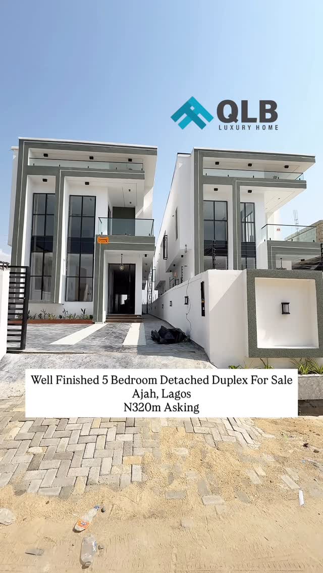 Newly Built 5 Bedroom Detached Duplex for Sale