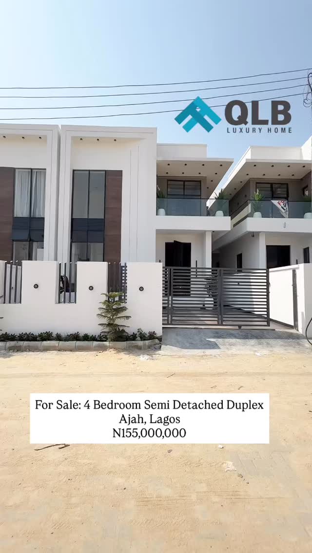 Newly Built 4 Bedroom Semi Detached Duplex for Sale