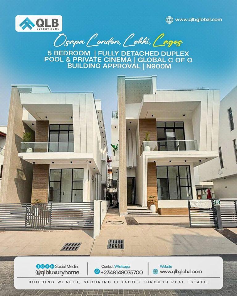 SPACIOUS 5-BEDROOM FULLY DETACHED DUPLEX