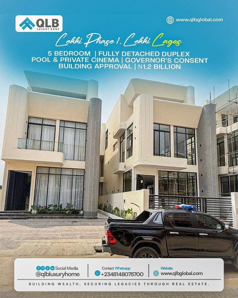 CONTEMPORARY 5-BEDROOM FULLY DETACHED LUXURY DUPLEX