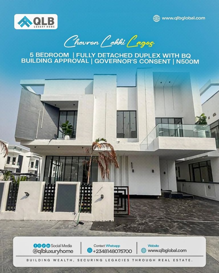 SPACIOUS 5-BEDROOM FULLY DETACHED DUPLEX