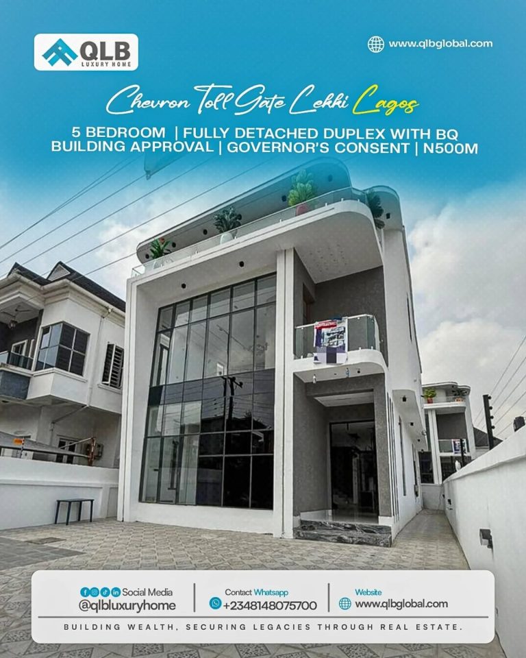 SPACIOUS 5-BEDROOM FULLY DETACHED DUPLEX