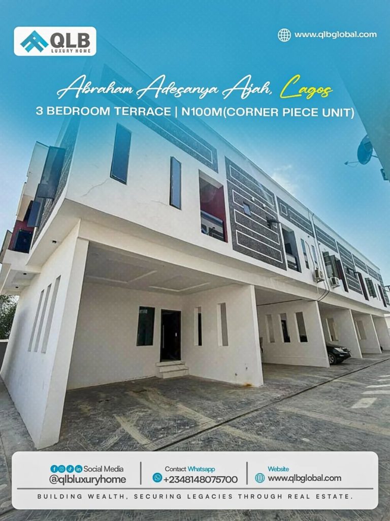 Newly Built 3 Bedroom Terrace for Sale