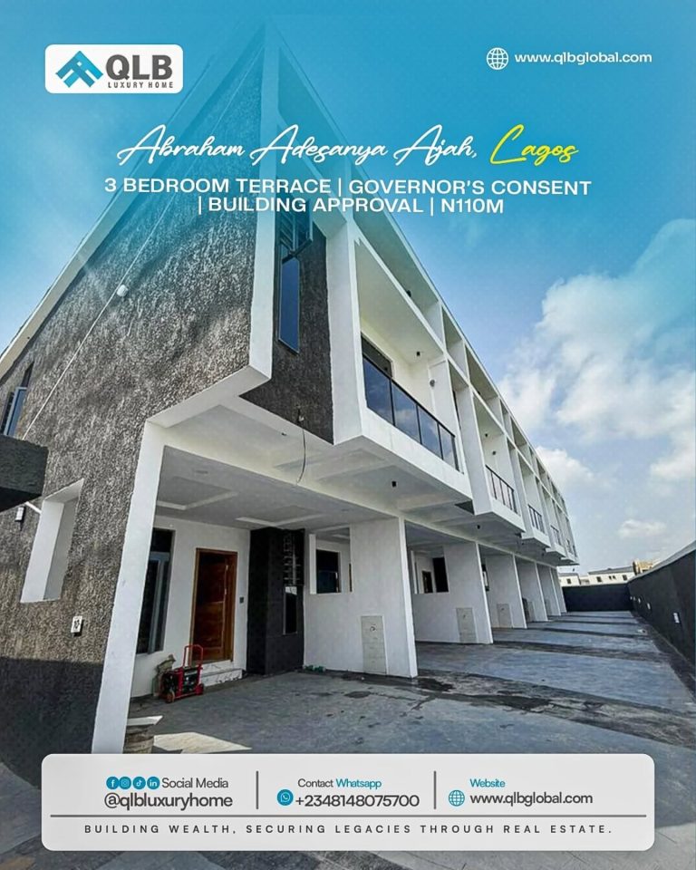 Newly Built 3 Bedroom Terrace for Sale