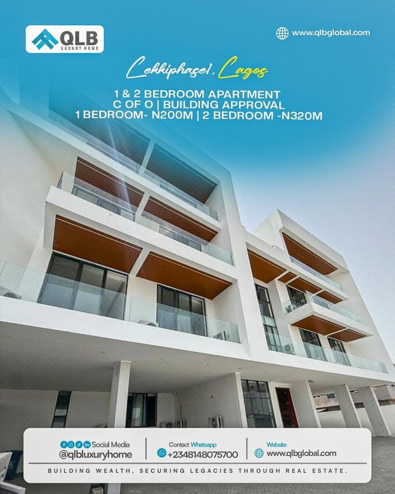 Well finished 1&2 Bedroom Apartment For sale