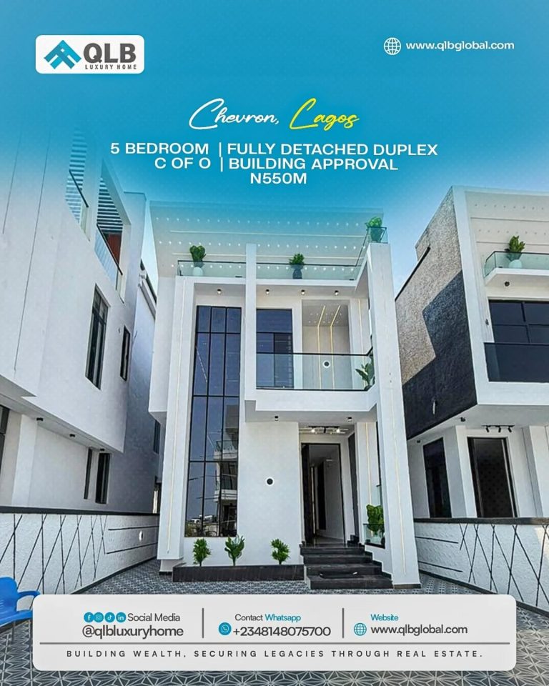 Newly Built 5 Bedroom Detached Duplex for Sale