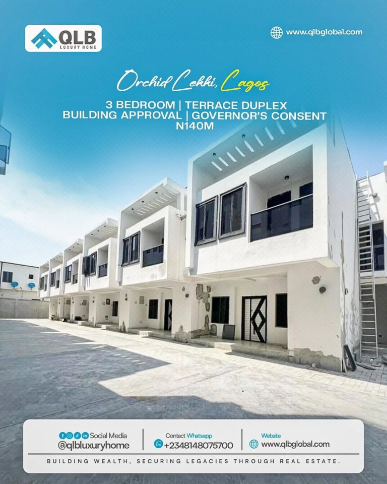 Newly Built 3 Bedroom Terrace Duplex for Sale