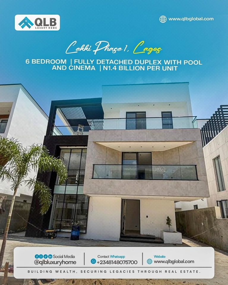 Luxury 6 Bedroom Fully Detached Duplex with Pool and Cinema