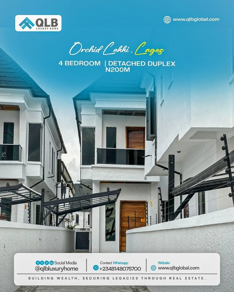 Well finished 4 Bedroom Detached Duplex For sale
