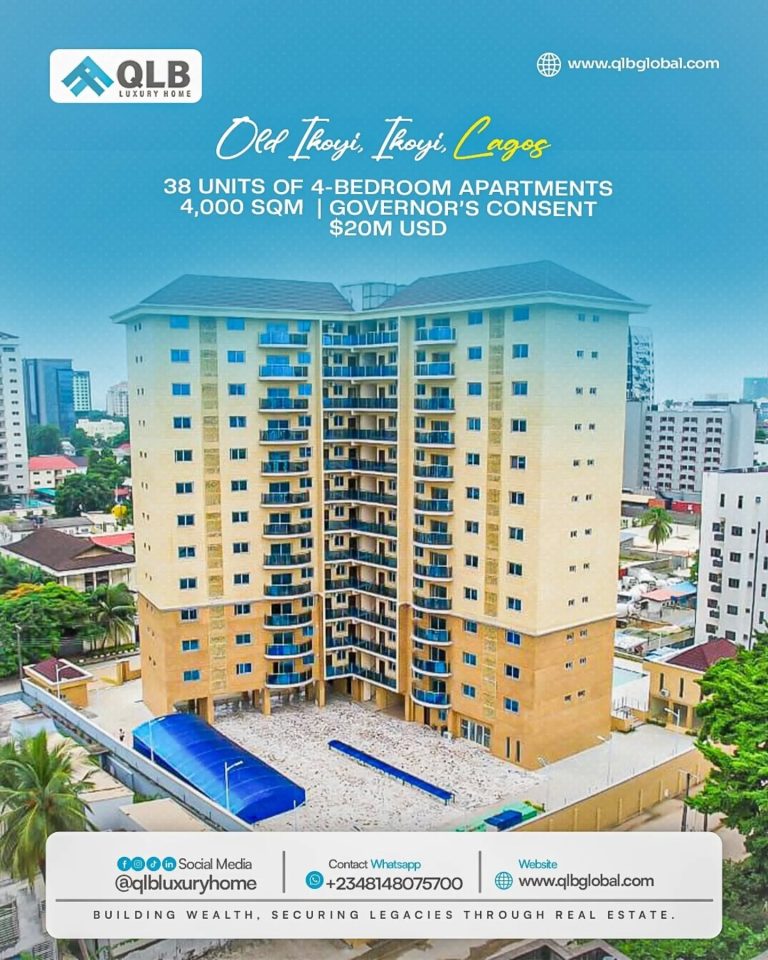 *FOR INVESTMENT: Luxury Apartment – Ikoyi, Lagos*