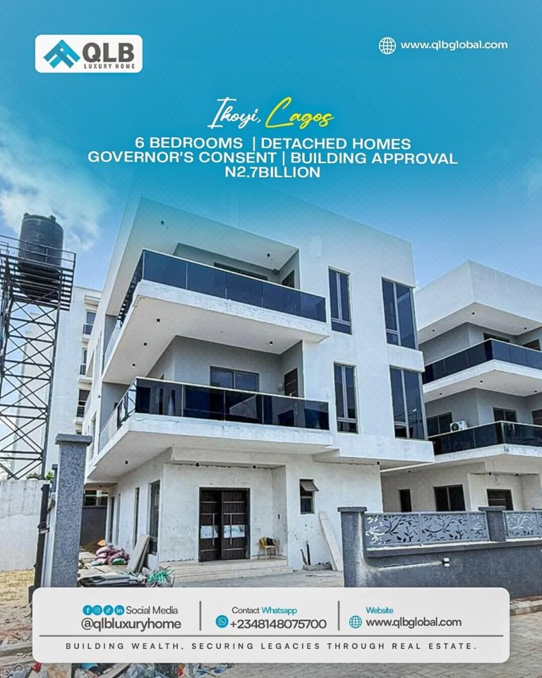 UNITS OF 6 BEDROOM DETACHED HOMES