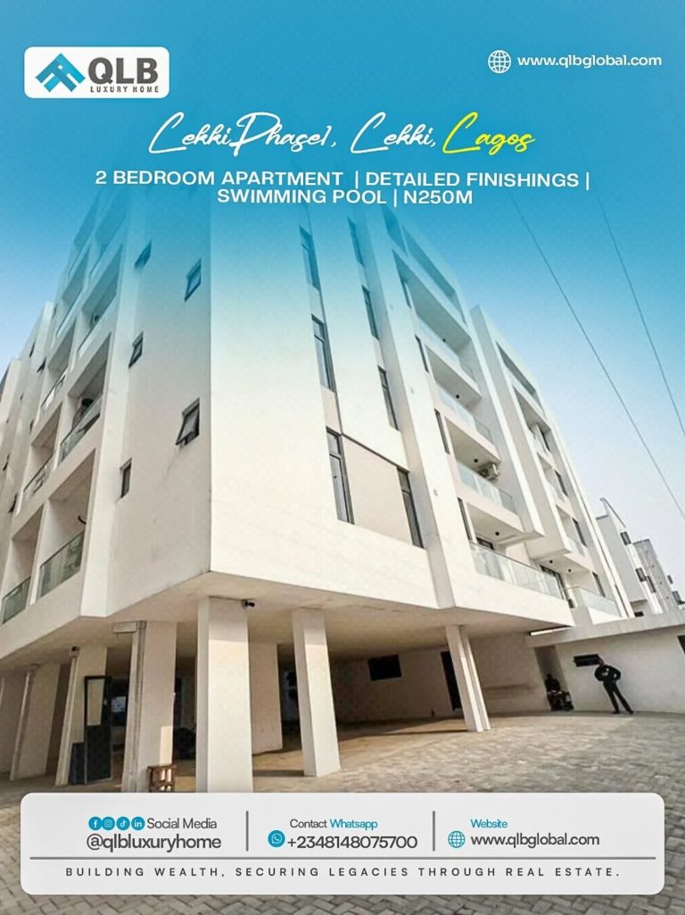 Well finished 2 Bedroom Apartment For sale
