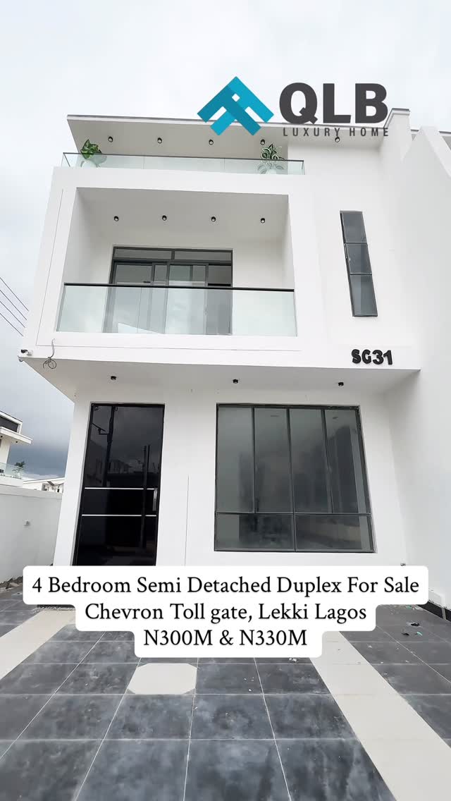 Luxury  4 Bedroom Semi Detached Duplex For sale