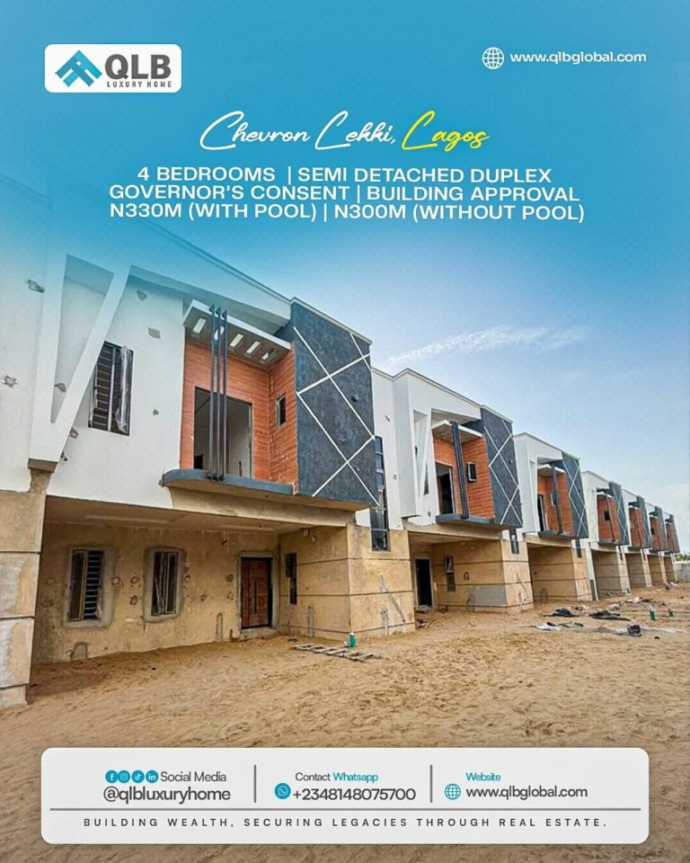 4 Bedroom Terrace Duplex For Sale