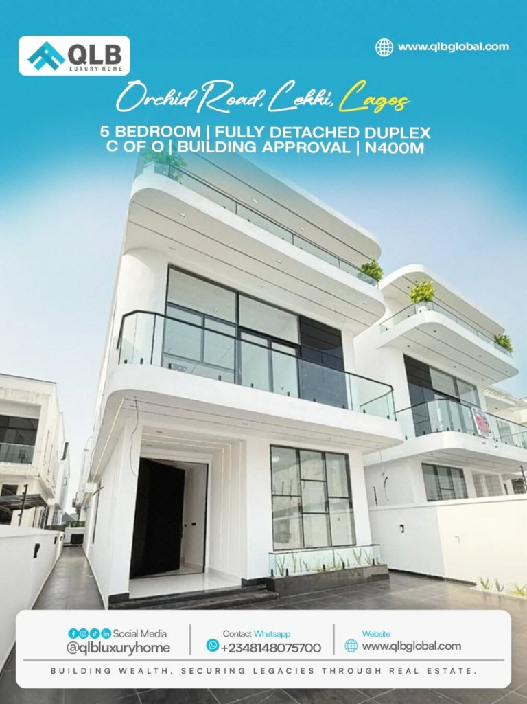 Newly Built 5 Bedroom Detached Duplex for Sale