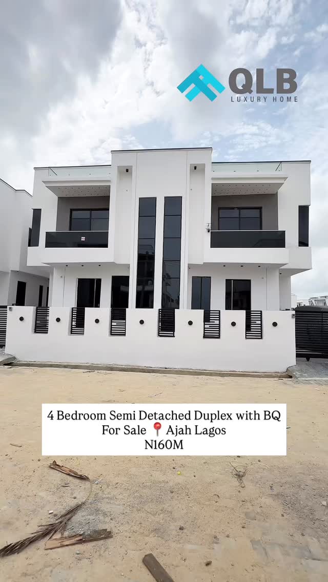 Newly Built 4-Bedroom Semi Detached Duplex for Sale