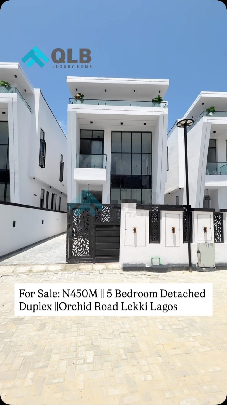 Newly Built 5 Bedroom Detached Duplexes for Sale