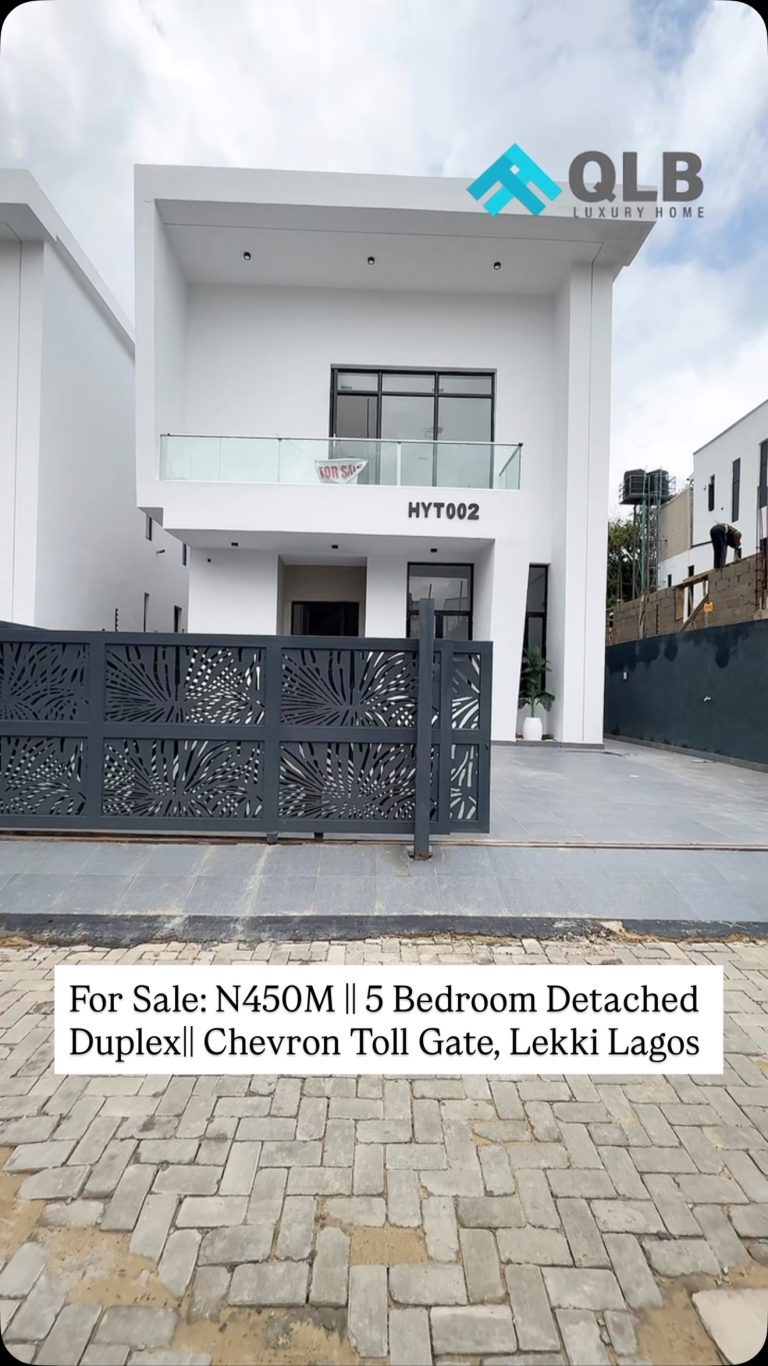 Newly Built 5 Bedroom Detached Duplexes for Sale