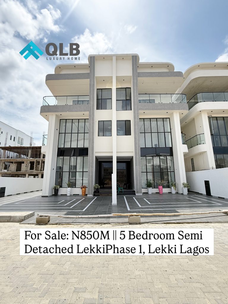LUXURY 5 BEDROOM SEMI-DETACHED DUPLEX WITH SWIMMING POOL