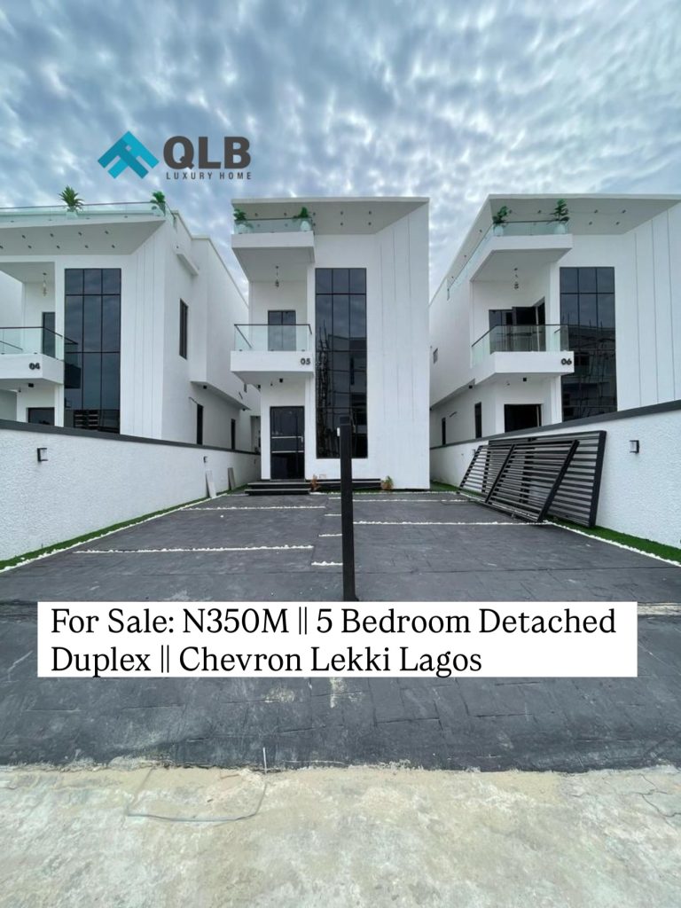 Newly Built 5 Bedroom Detached Duplexes for Sale