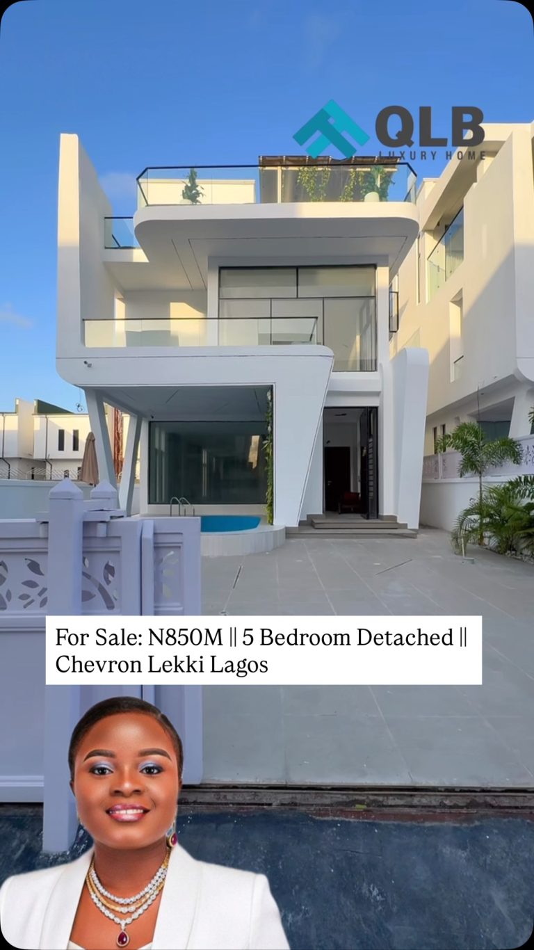 NEWLY BUILT 5 BEDROOM FULLY DETACHED DUPLEX FOR SALE