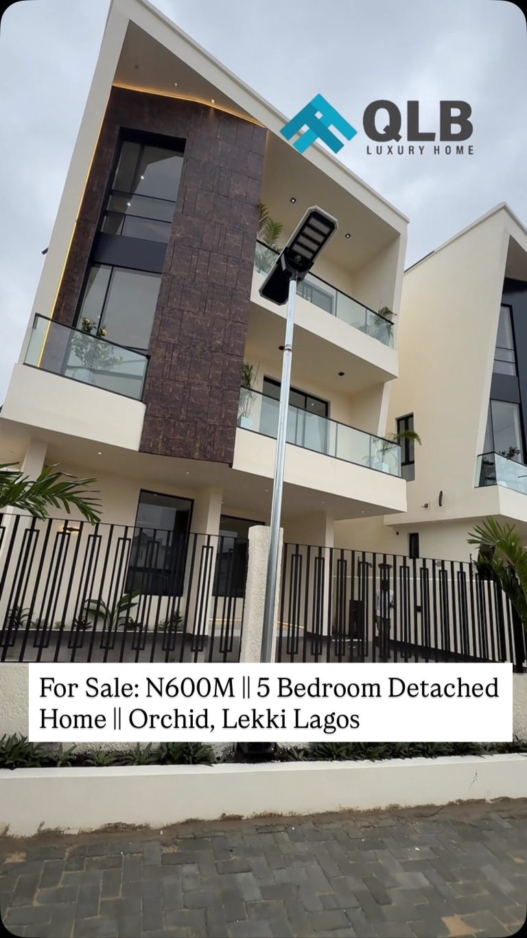 Newly Built 5 Bedroom Fully Detached Duplex for Sale