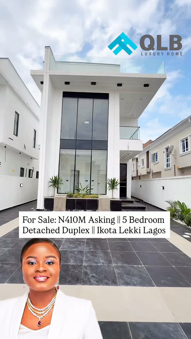 Newly Built 5 Bedroom Fully Detached Duplex for Sale