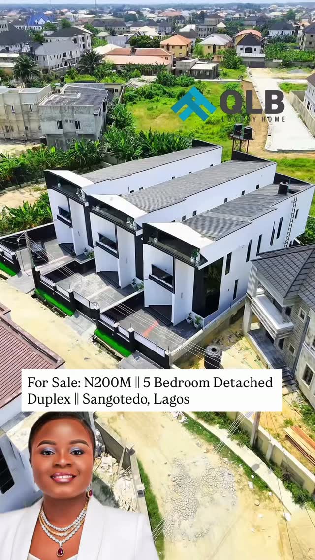 Newly Built 5 Bedroom Detached Duplex for Sale