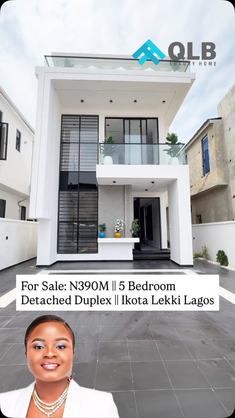 FOR SALE | Brand New 5-Bedroom Fully Detached Duplex with BQ & Swimming Pool
