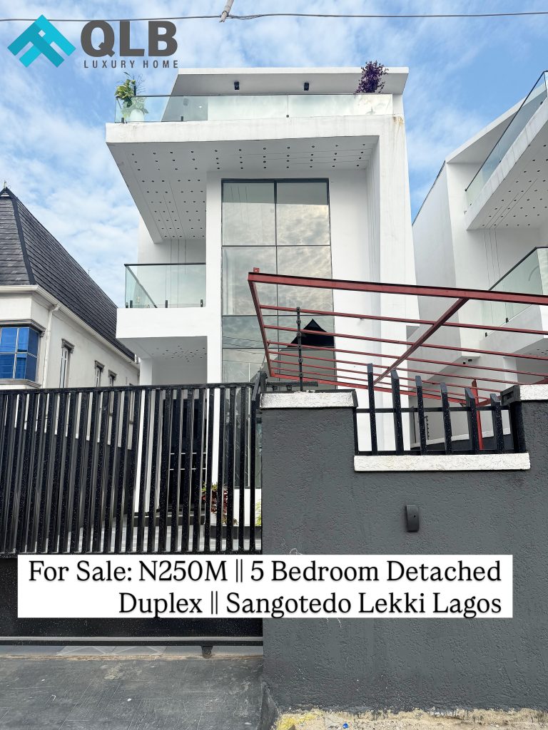 5-Bedroom Detached Duplex for Sale in Sangotedo