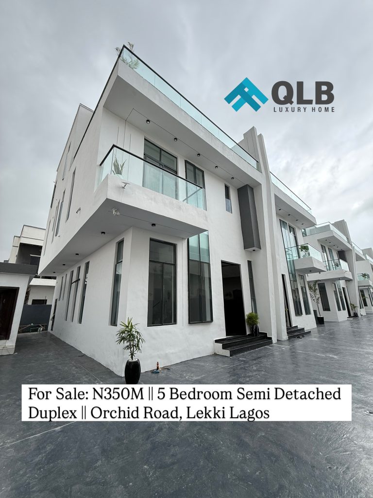 Newly Built 5 Bedroom Semi Detached Duplex for Sale
