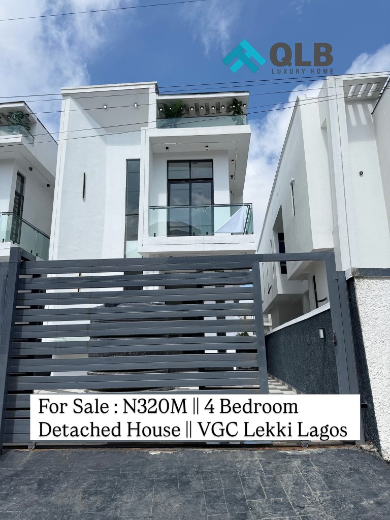 Newly Built 4 Bedroom Detached Duplex for Sale