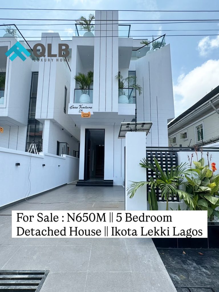 FOR SALE | LUXURY 5-BEDROOM FULLY DETACHED DUPLEX