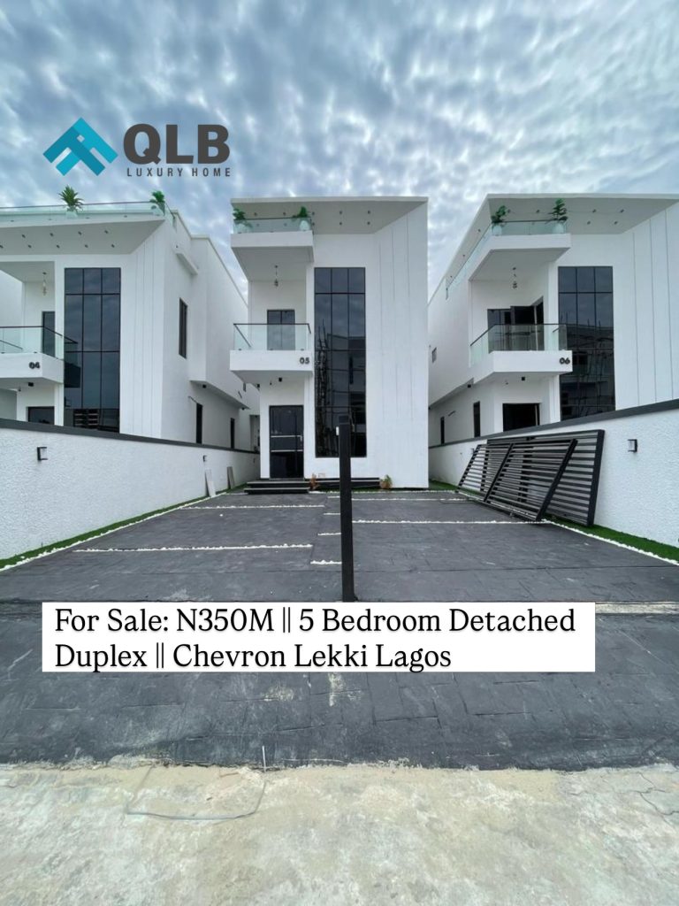 Newly Built 5 Bedroom Detached Duplexes for Sale